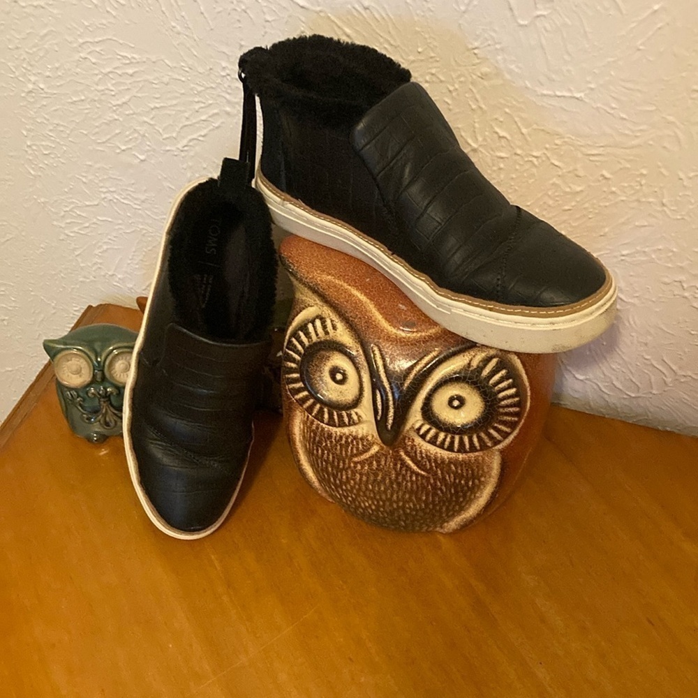 TOMS Black Croc Paxton